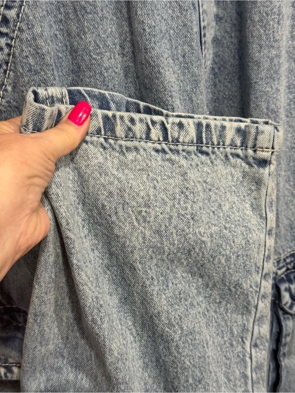 True Religion men’s S Light Blue Denim Overalls W 20” In seam 33”